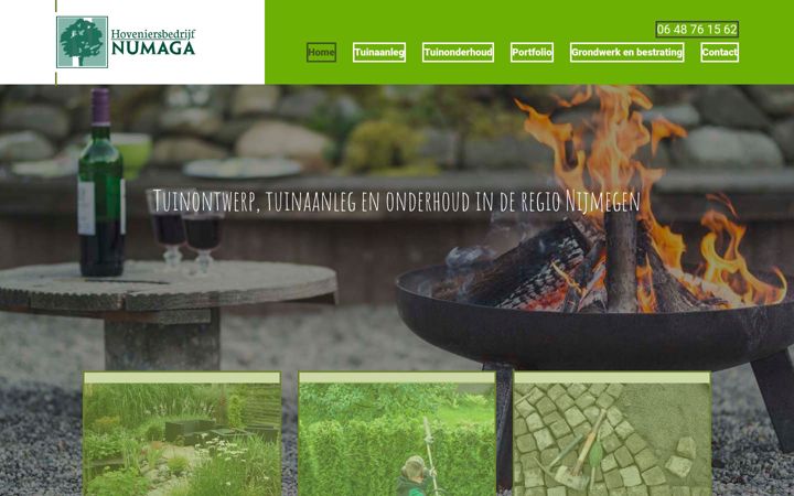 Screenshot of hoveniersbedrijfnumaga.nl