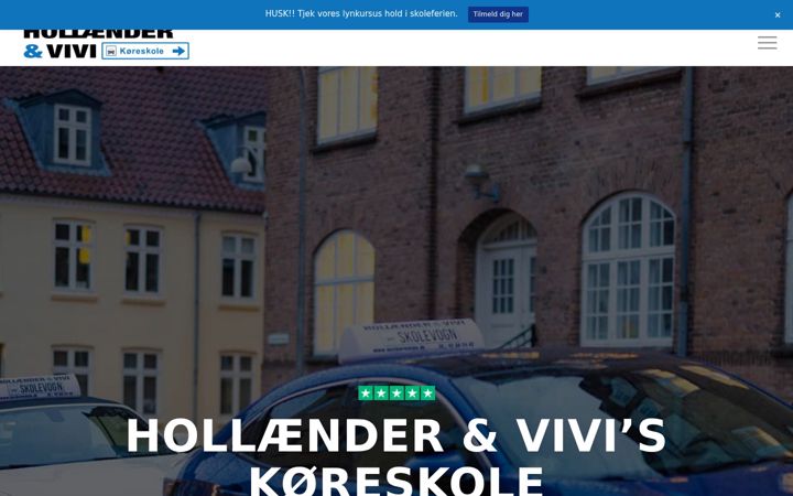Screenshot of hovikoreskole.dk