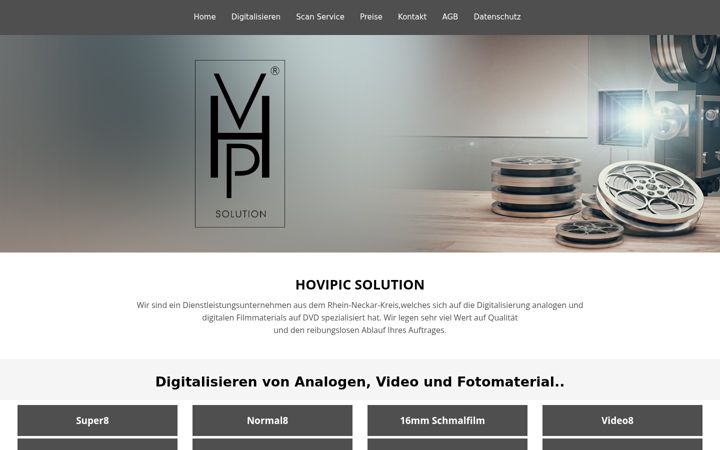 Screenshot of hovipic-solution.de