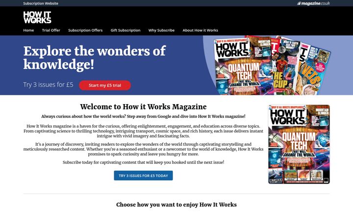 Screenshot of how-it-works-magazine.co.uk
