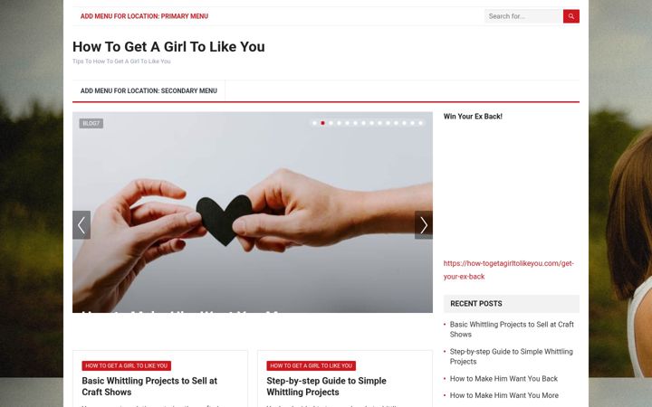 Screenshot of how-togetagirltolikeyou.com
