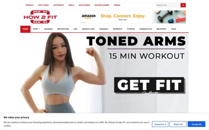 Screenshot of how2fit.com