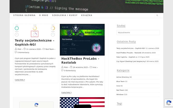 Screenshot of how2hax.pl