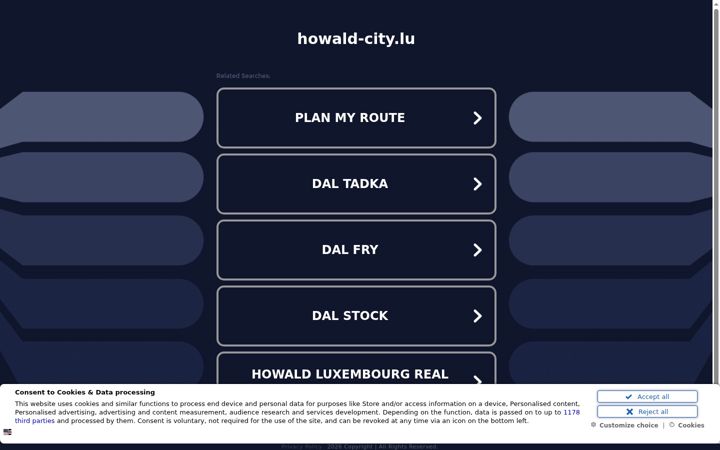 Screenshot of howald-city.lu