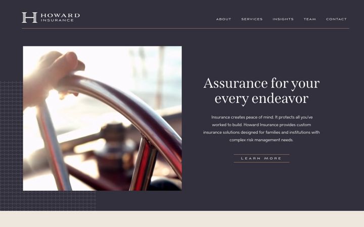 Screenshot of howard-insurance.com