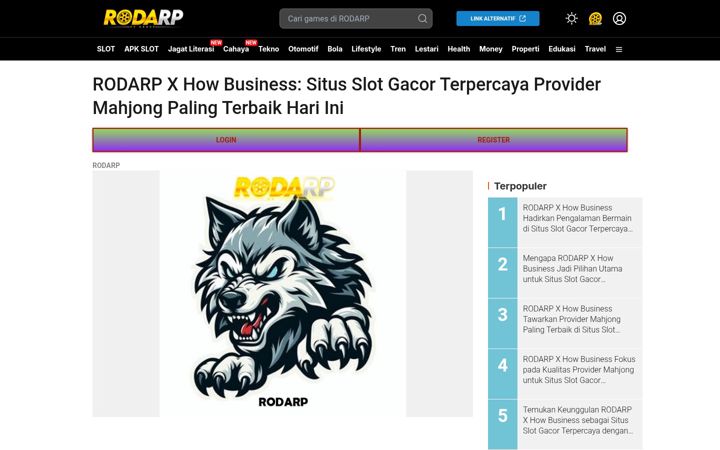 Screenshot of howbusiness.net