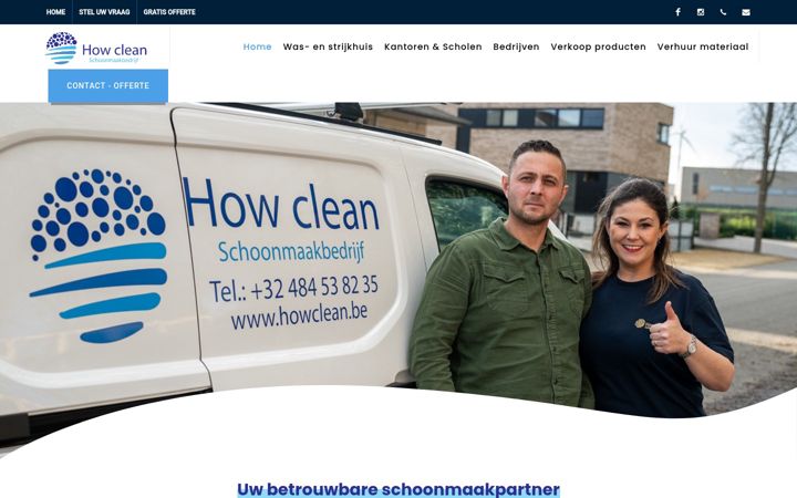 Screenshot of howclean.be
