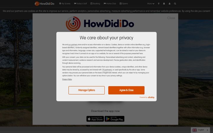 Screenshot of howdidido.com