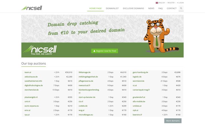 Screenshot of howilike.de