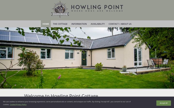 Screenshot of howlingpoint.co.uk