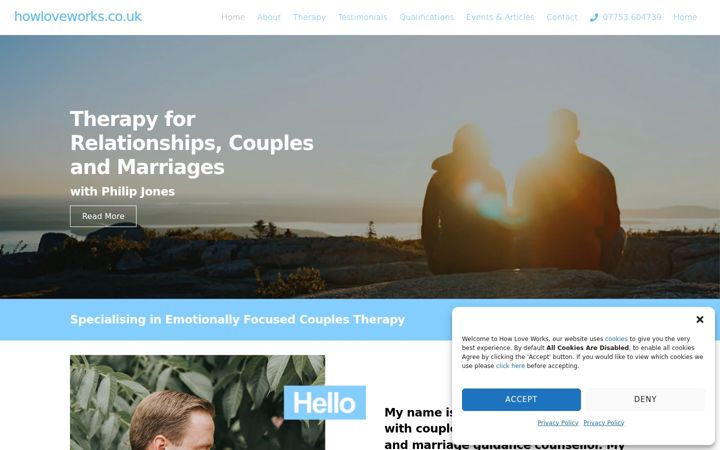 Screenshot of howloveworks.co.uk
