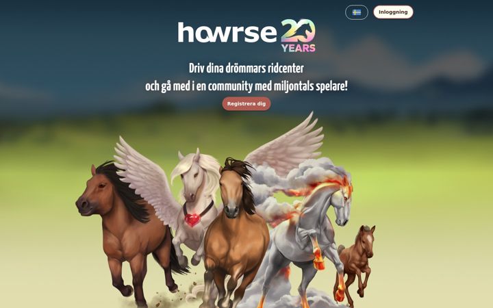 Screenshot of howrse.se