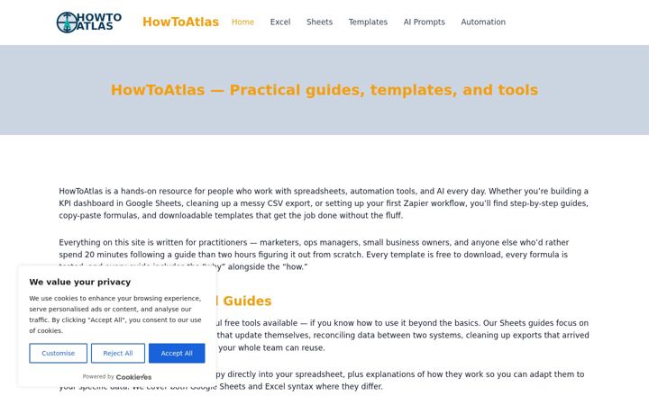 Screenshot of howtoatlas.com