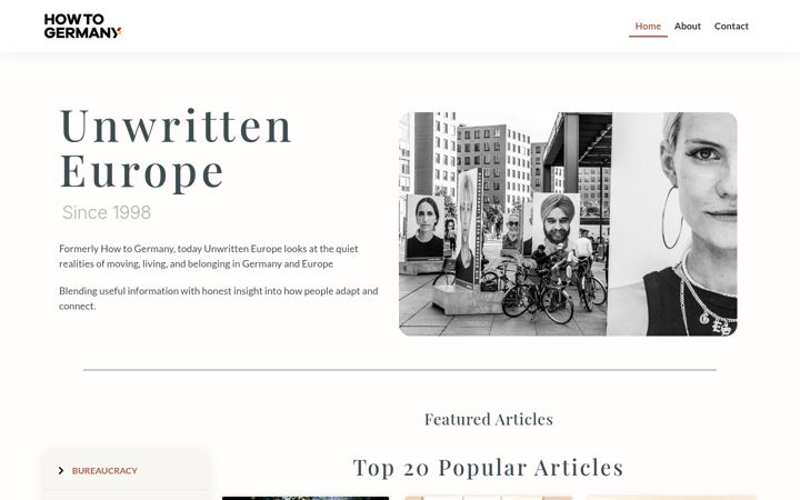 Screenshot of howtogermany.com