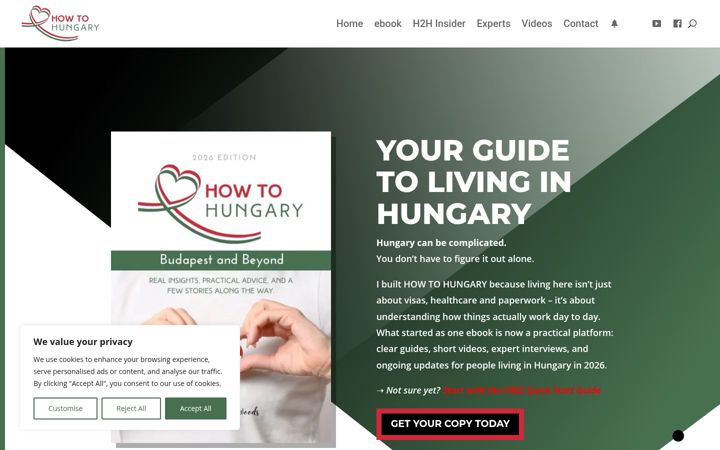 Screenshot of howtohungary.com