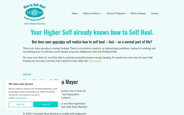 Screenshot of howtoselfheal.com