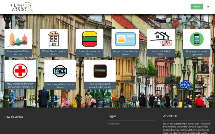 Screenshot of howtovilnius.com