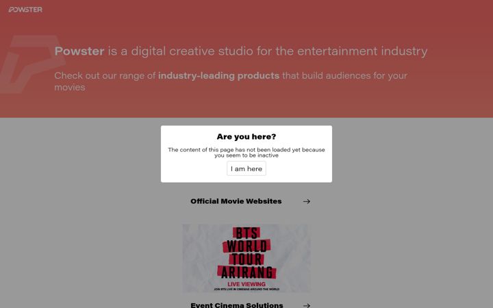 Screenshot of howtowatch-powster.com