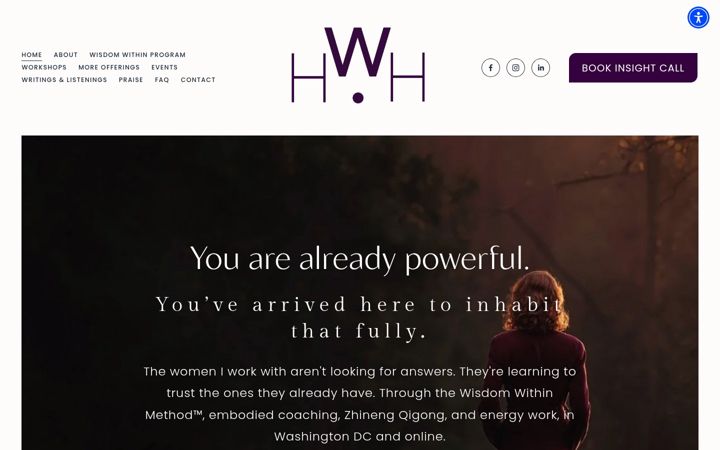 Screenshot of howweheal.info