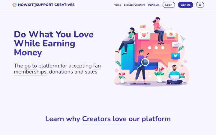 Screenshot of howxit.com