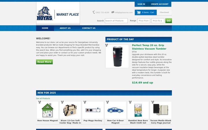 Screenshot of hoyamarketplace.com