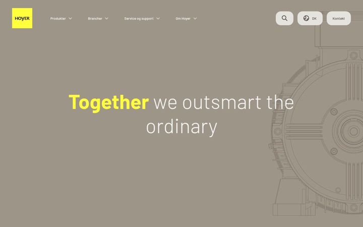 Screenshot of hoyermotors.dk