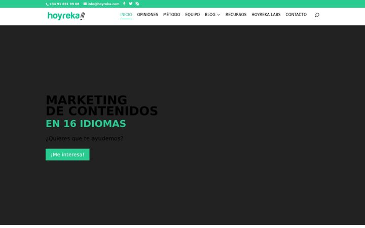 Screenshot of hoyreka.com