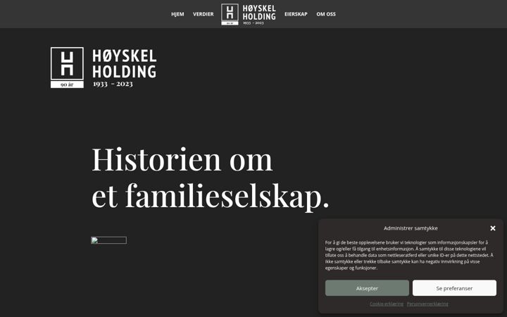 Screenshot of hoyskel.no