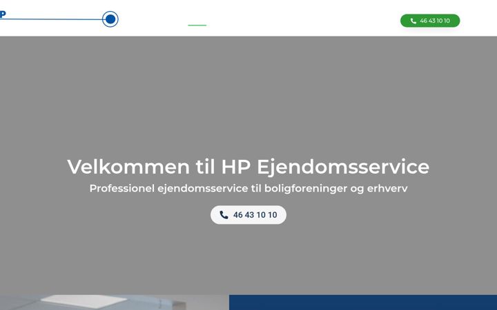 Screenshot of hp-e.dk