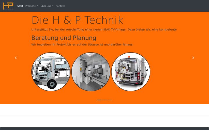 Screenshot of hp-technik.ch
