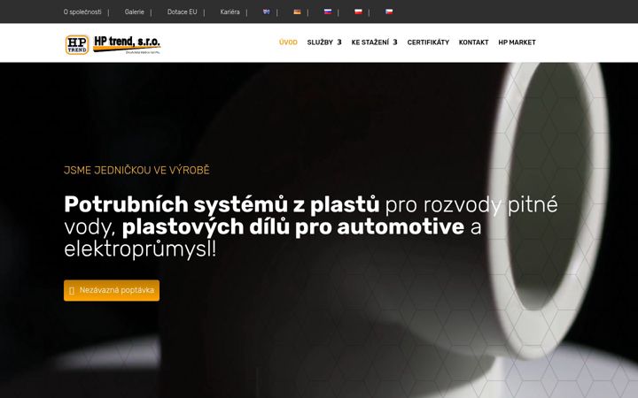Screenshot of hp-trend.cz