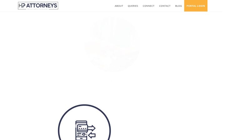 Screenshot of hpattorneys.co.za