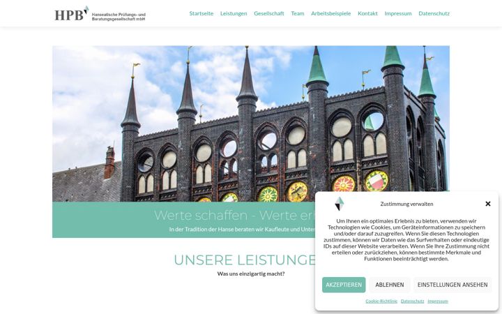 Screenshot of hpb-wirtschaftspruefung.de