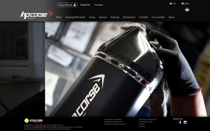 Screenshot of hpcorse.it