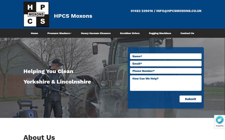 Screenshot of hpcsmoxons.co.uk