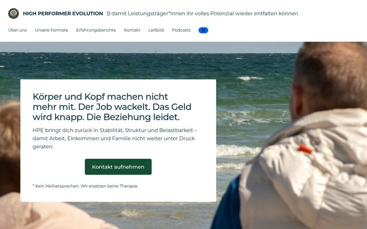 Screenshot of hpeonline.de