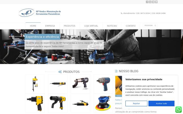 Screenshot of hpferramentas.com