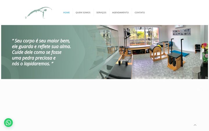 Screenshot of hpfisiopilates.com.br