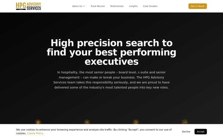 Screenshot of hpgadvisory.com