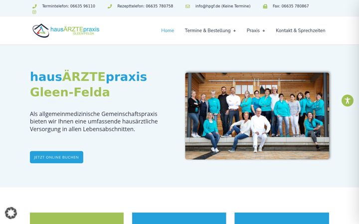 Screenshot of hpgf.de