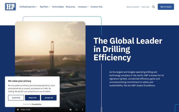 Screenshot of hpinc.com
