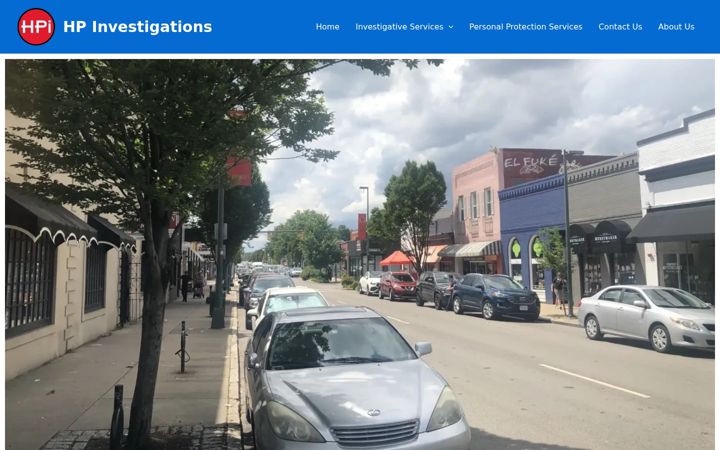 Screenshot of hpinvestigations.net