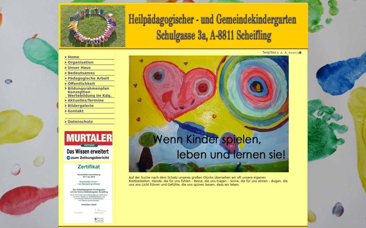 Screenshot of hpk-scheifling.at