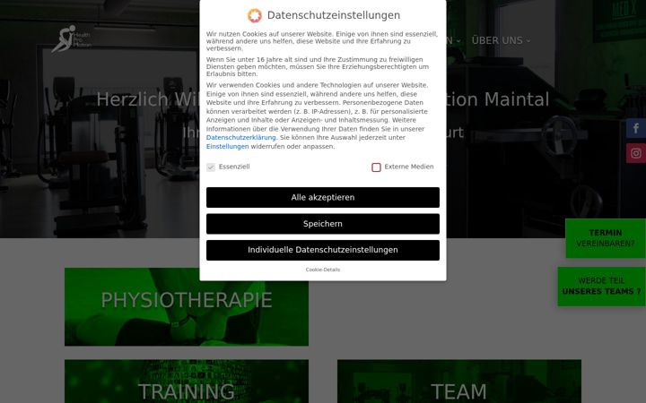Screenshot of hpm-maintal.de