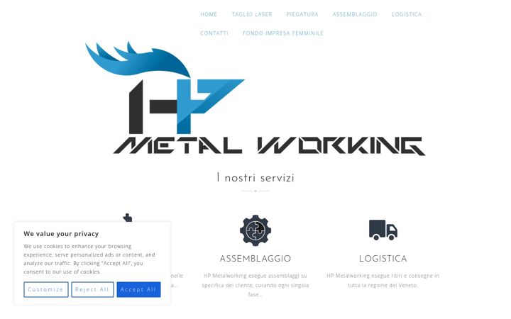 Screenshot of hpmetalworking.com