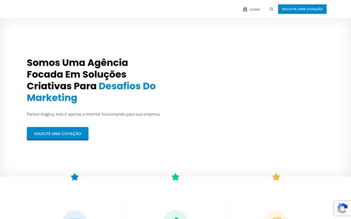 Screenshot of hpmktdigital.com.br
