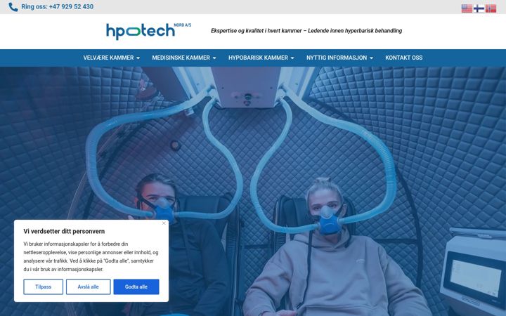 Screenshot of hpotech.as