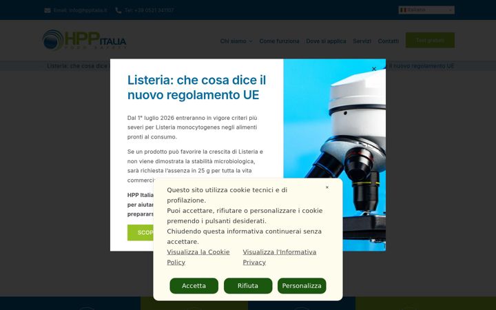 Screenshot of hppitalia.com