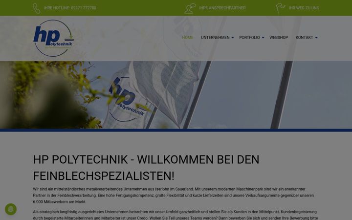 Screenshot of hppolytechnik.de