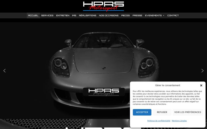 Screenshot of hprs.fr